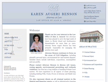 Tablet Screenshot of kabensonattorney.com